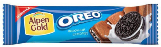 Шоколад молочный со вкусом ванили и печенья Oreo