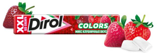 Жевательная резинка XXL Colors «Микс клубничных вкусов»