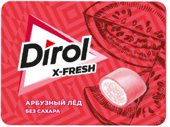 Жевательная резинка X-Fresh «Арбузный лед»