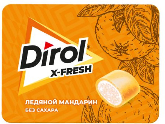 Жевательная резинка X-Fresh «Ледяной мандарин»