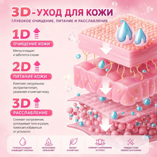 Набор бомбочек для купания Gift Sat 6 шт (ананас,авокадо)