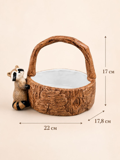 Корзинка для конфет «Еноты»