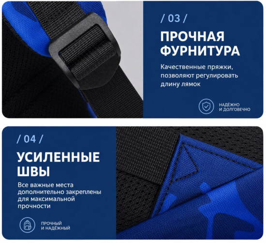 Рюкзак синий