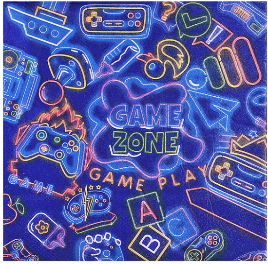 Салфетки бумажные «Game zone»