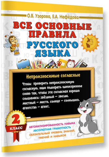 Все основные правила русского языка. 2 класс