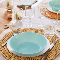 Тарелка глубокая «Ammonite Turquoise» - Фото 2