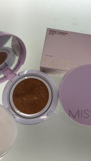 Тональный кушон для лица «M Magic Cushion Cover Lasting SPF50+ PA+++», оттенок 25