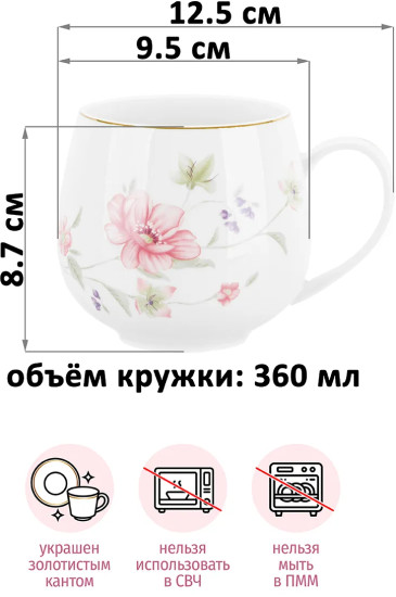 Набор кружек «Диана»