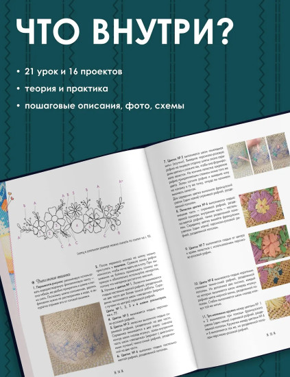 Научись вышивать за 21 день. Пошаговое руководство и 16 проектов в разных техниках