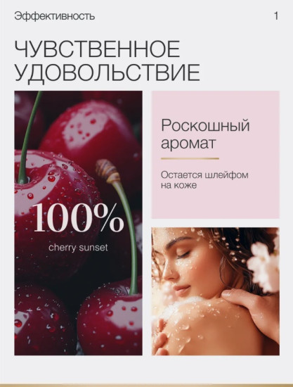Гель для душа парфюмированный Cherry Sunset