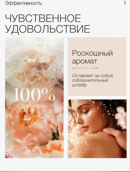 Гель для душа парфюмированный Fleur Extase