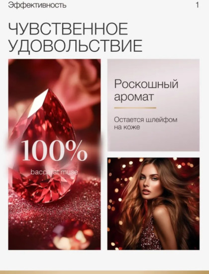 Молочко для тела парфюмированное «Baccart Muse»