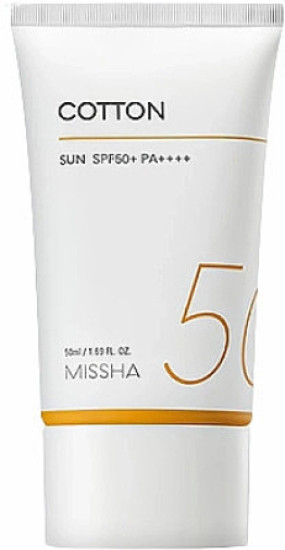 Солнцезащитный крем Cotton Sun Cream SPF50+