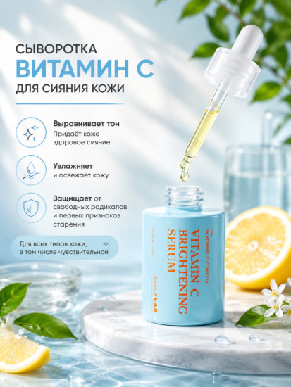 Сыворотка осветляющая с витамином С «Vitamin C Brightening Serum»
