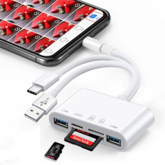 Картридер NK-1032 Pro Lightning для SD, microSD, USB 2.0 - Фото 4