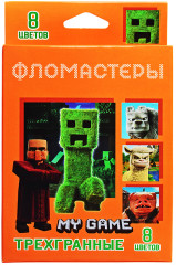 Набор фломастеров трехгранных «My game» - Фото 4