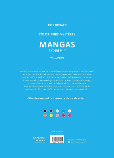 Раскраска по номерам «Mangas Tome 2»