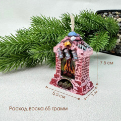 Силиконовая форма Камин - Фото 3