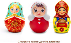 Силиконовая форма кашпо Матрешка - Фото 10