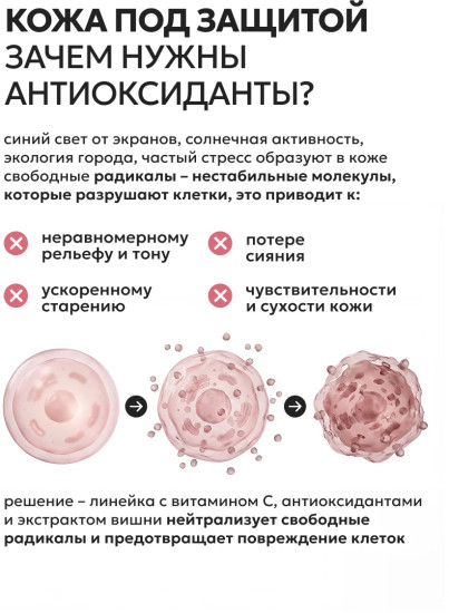 Очищающий гель для умывания лица с витамином С