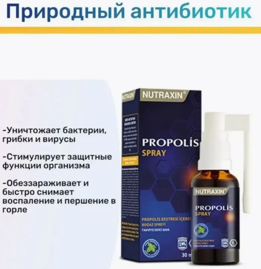 Прополис в виде спрея