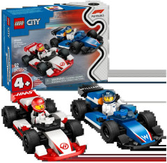 Город Болиды F1 Williams Racing и Haas F1 60464 - Фото 5
