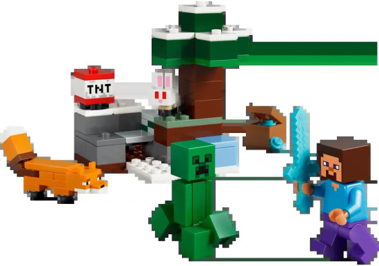 Minecraft Приключения Стива в тайге 21583