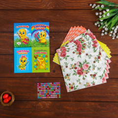 Набор для украшения яиц в технике декупаж - Фото 1