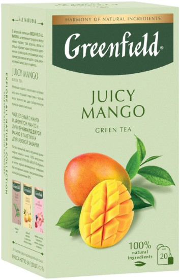 Чай зеленый с ароматом манго «Juicy mango»