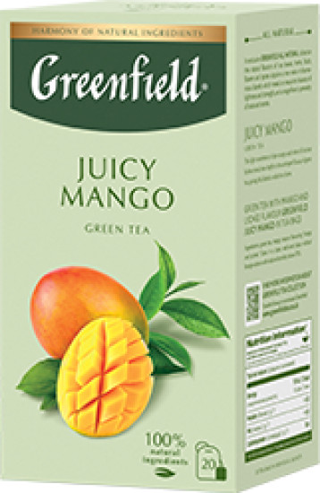 Чай зеленый с ароматом манго «Juicy mango»