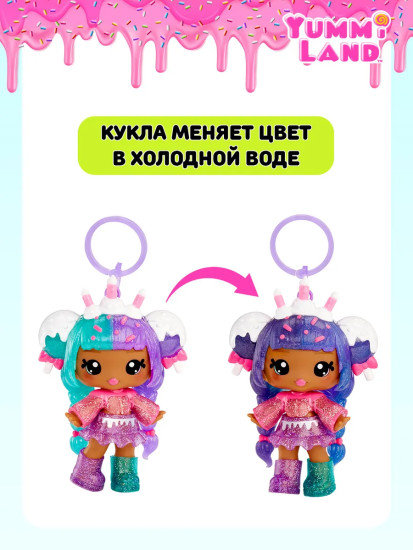 Кукла-брелок с набором для изготовления блеска для губ «Карли Кейкпоп»
