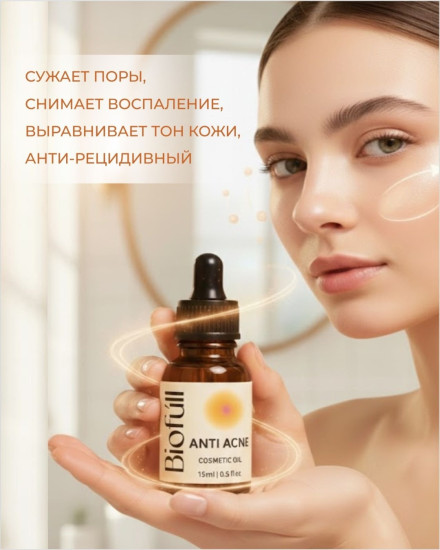 Масло Анти Акне косметическое масло против акне для лица