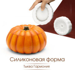 Силиконовая форма Тыква Гармония - Фото 1