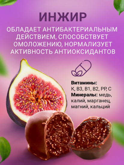 Конфеты Микс «Фрукты шоколадные»