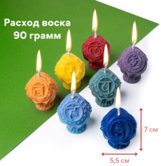 Силиконовая форма Чакры - Фото 4