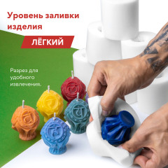 Силиконовая форма Чакры - Фото 3