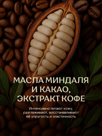 Скраб для тела сахарный антицеллюлитный «Black Coffee Scrub» 140 мл
