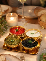 Набор соусников с ложками и подносом - Фото 7
