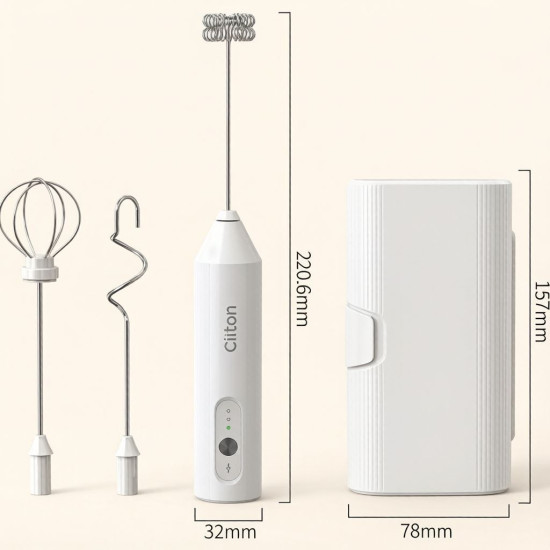 Миксер электрический с 3 насадками USB