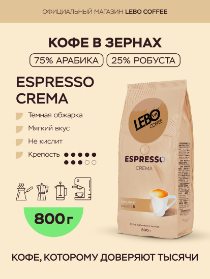 Кофе в зернах «Espresso Crema»