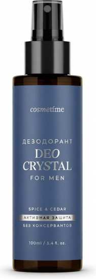 Cosmetime Кедр и Специи минеральный дезодорант унисекс