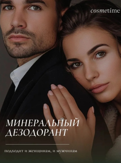 Cosmetime вишня минеральный дезодорант унисекс