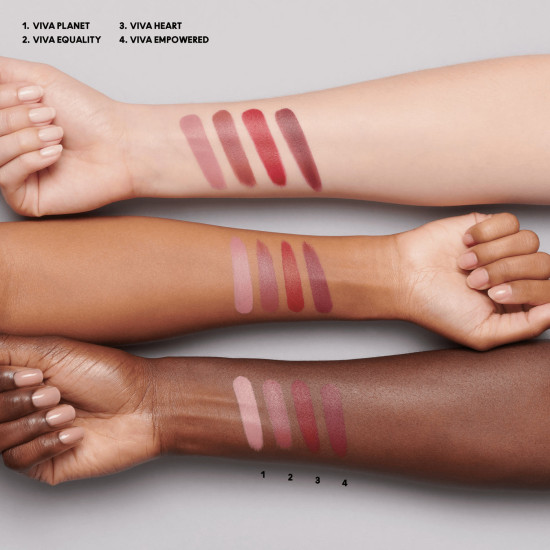 Помада для губ матовая «Macximal Viva Glam Silky Matte Lipstick», тон Viva Empowered