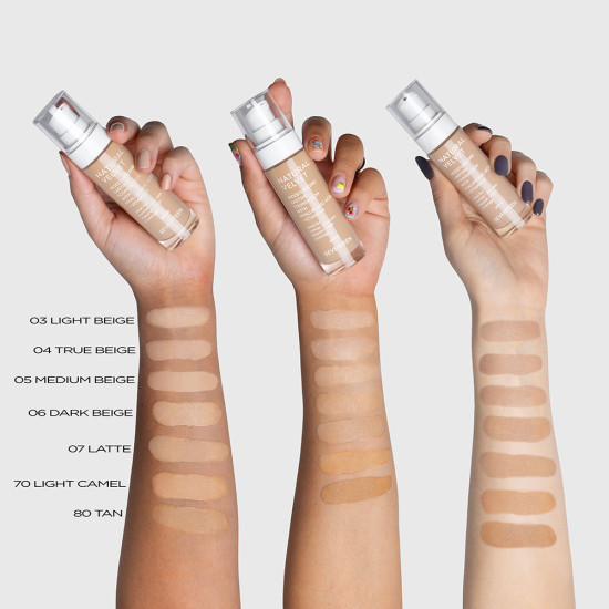 Тональный крем «Natural Velvet Moisturizing Lasting Foundation», оттенок 6 Dark Beige