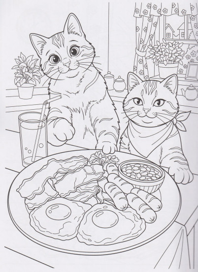 Лучшая раскраска! Котики