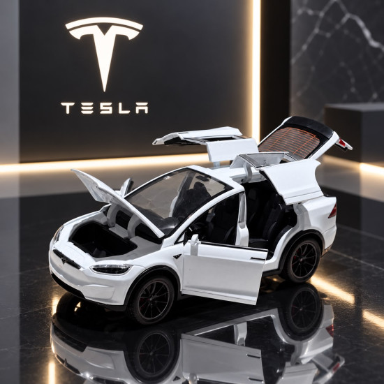 Модель машины Tesla, металлическая