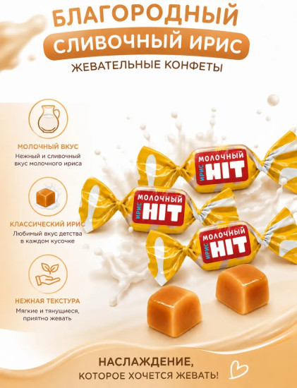 Конфеты «Молочный Hit»
