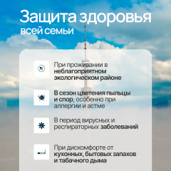 Очиститель воздуха с HEPA-фильтром H13 AirClean Home - Фото 9