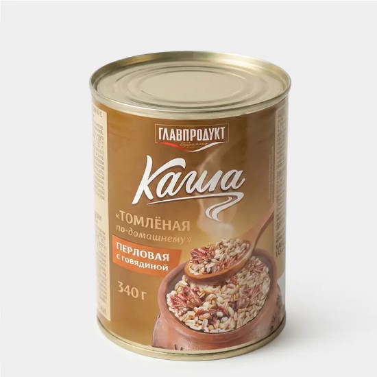 Каша перловая с говядиной «Томлёная по-домашнему»