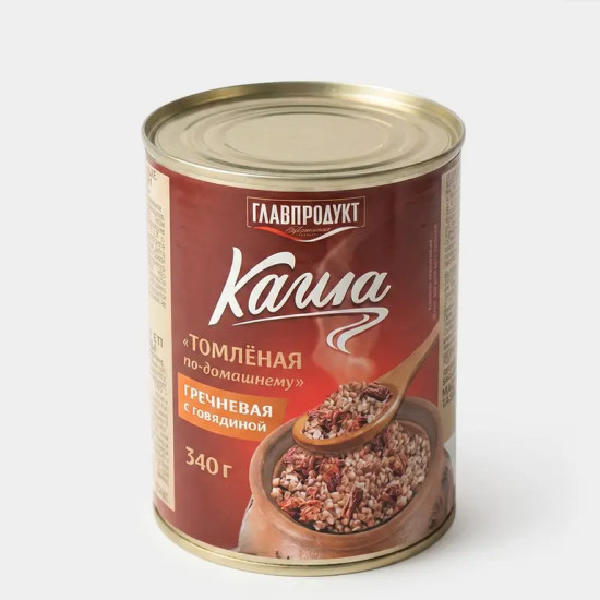 Каша гречневая с говядиной «Томлёная по-домашнему»